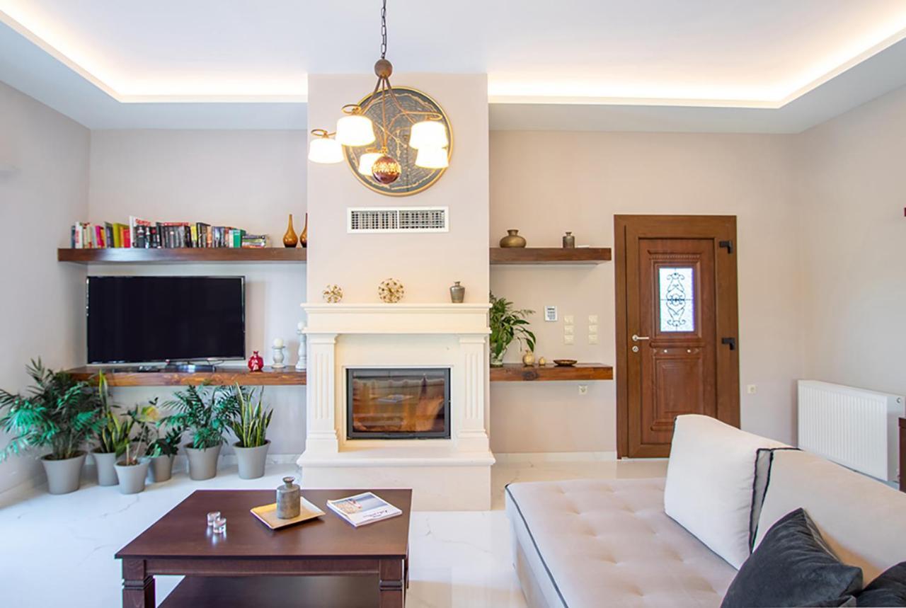 Zissis Villa&pool 5min drive to beach Kato Yerakarion Esterno foto