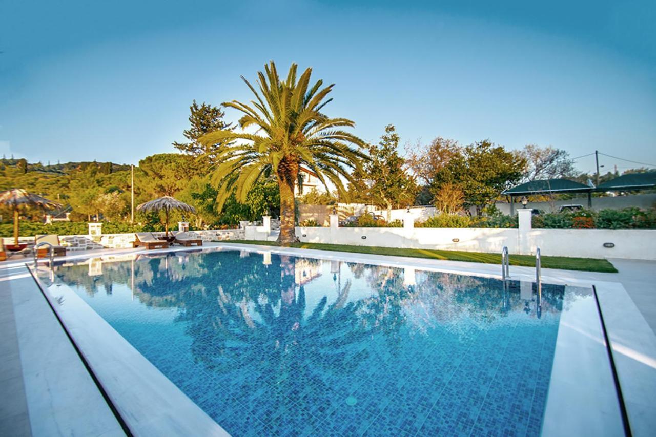Zissis Villa&pool 5min drive to beach Kato Yerakarion Esterno foto