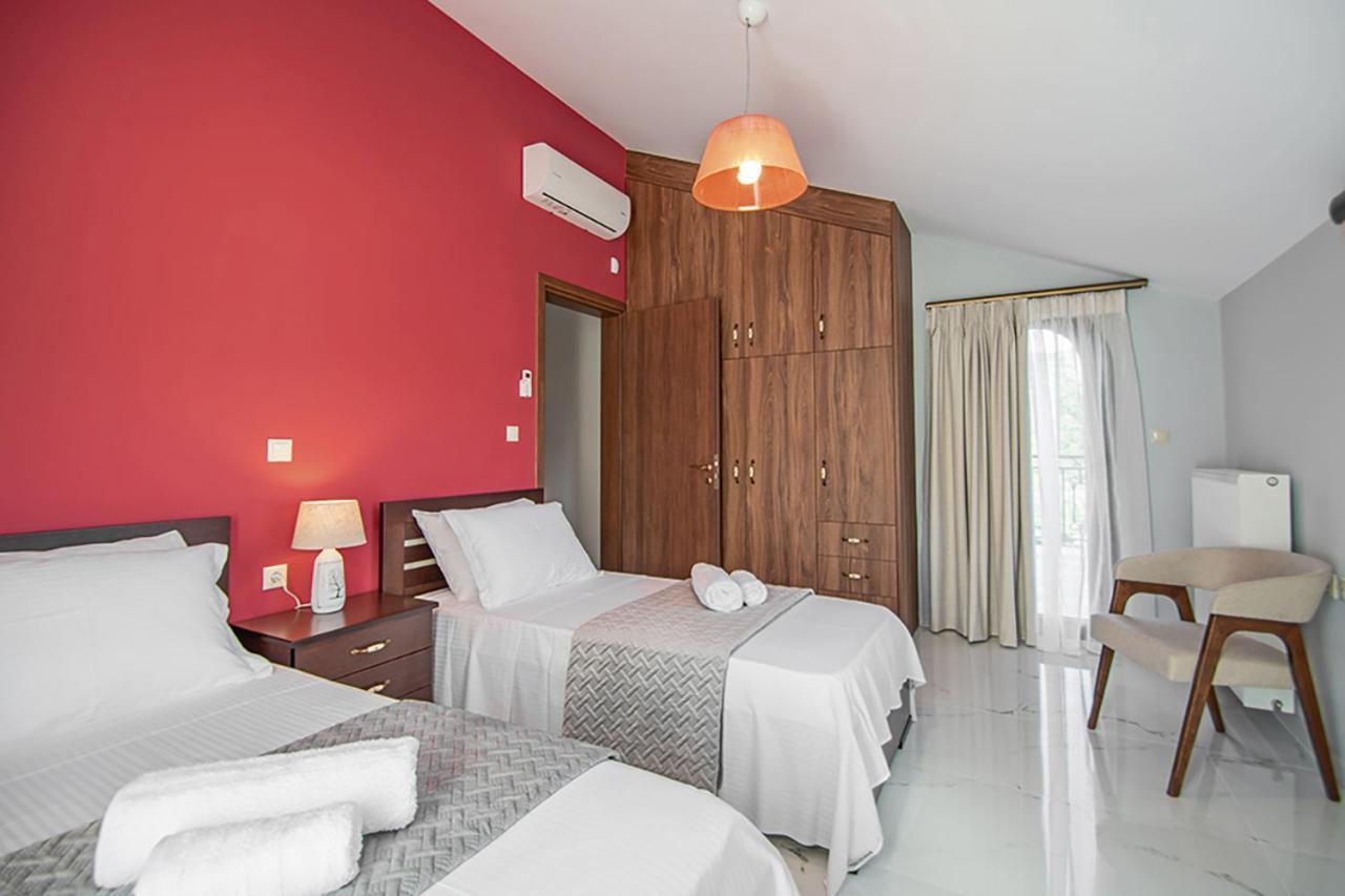 Zissis Villa&pool 5min drive to beach Kato Yerakarion Esterno foto