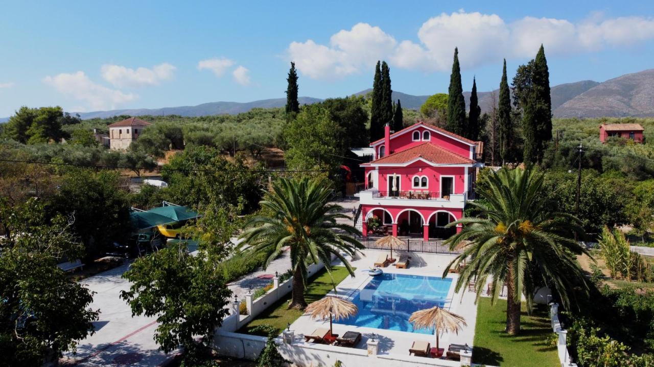 Zissis Villa&pool 5min drive to beach Kato Yerakarion Esterno foto