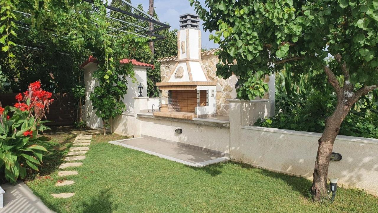 Zissis Villa&pool 5min drive to beach Kato Yerakarion Esterno foto